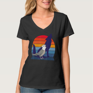 Camiseta Loro retro grito Cocka gris