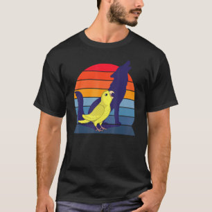 Camiseta Loro retro grito pera amarilla