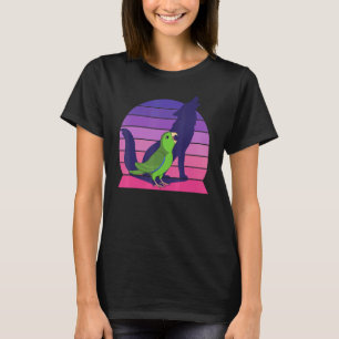 Camiseta Loro retro grito Perro verde llorón