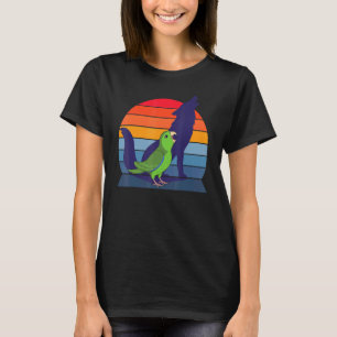 Camiseta Loro retro grito Perro verde llorón