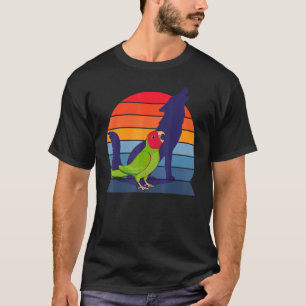 Camiseta Loro retro grito rojo enmascarado