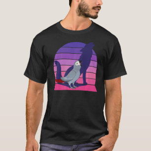 Camiseta Loro retro grito sangre africana