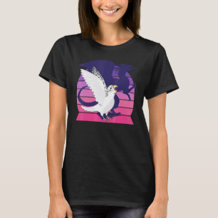 Camiseta Loro Retro I Dragón I Cacatúa Blanca Gritando