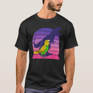 Camiseta Loro Retro I Tyrannosaurus Rex I Grito Amarillo