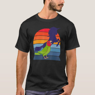 Camiseta Loro retro I Unicorn I grita Conu enmascarado rojo