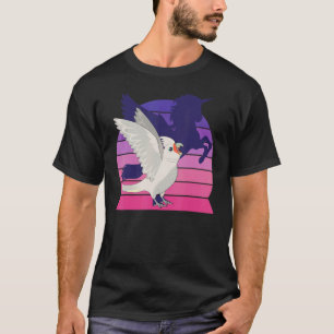 Camiseta Loro Retro I Unicornio Alado I Goffin Gritón
