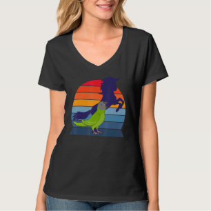 Camiseta Loro Retro I Unicornio I Cotorra Cabeciparda Grito