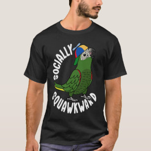 Camiseta Loro socialmente incómodo I Hahns Macaw