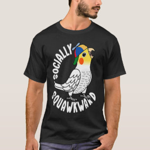Camiseta Loro socialmente incómodo I Lutino Cockatiel