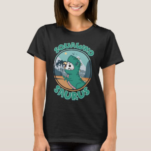 Camiseta Loro Squawkosaurus Rex I Periquito Violeta Budgeri