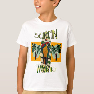 Camiseta Loro surfista