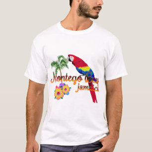 Camiseta Loro tropical de Montego Bay Jamaica
