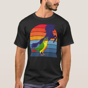 Camiseta Loro Unicornio I gritando cereza verde amarilla