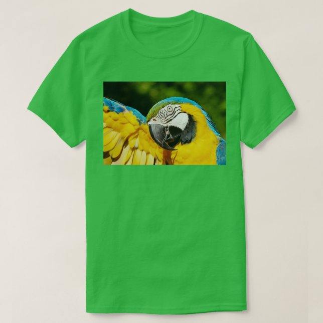 Camiseta Loro verde Amarillo (Diseño del anverso)