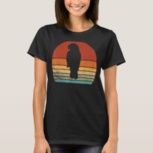 Camiseta Loro Viejo Retro Parrot Silhouette Bird 70 8