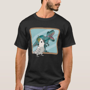 Camiseta Loro y reflejo de Rex I Cacatúa crestada de azufre