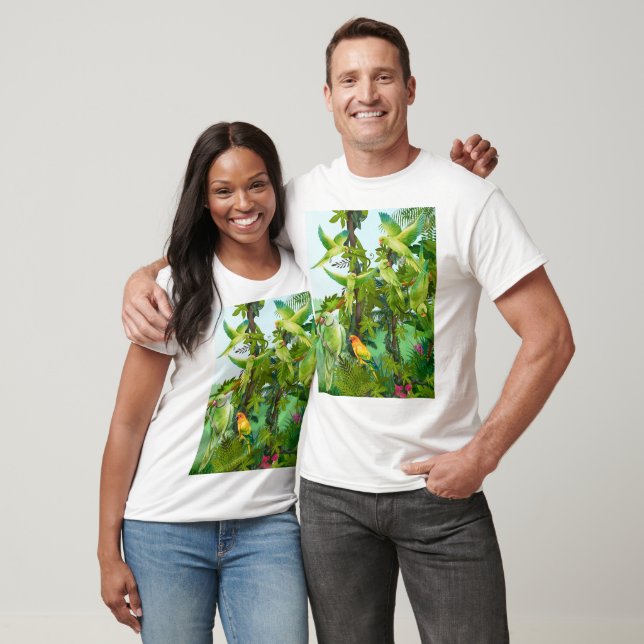 Camiseta loros, (Unisexo)