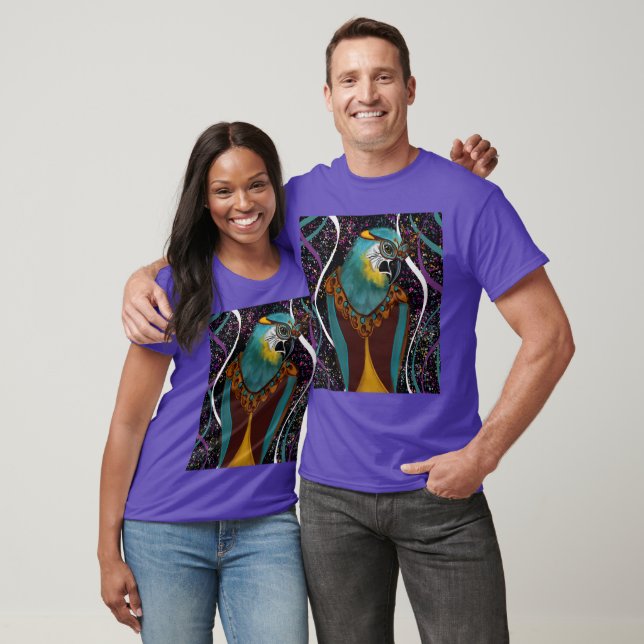 CAMISETA LOROS DE FIESTA      (Unisexo)
