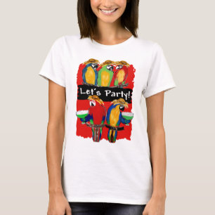 CAMISETA LOROS DE FIESTA