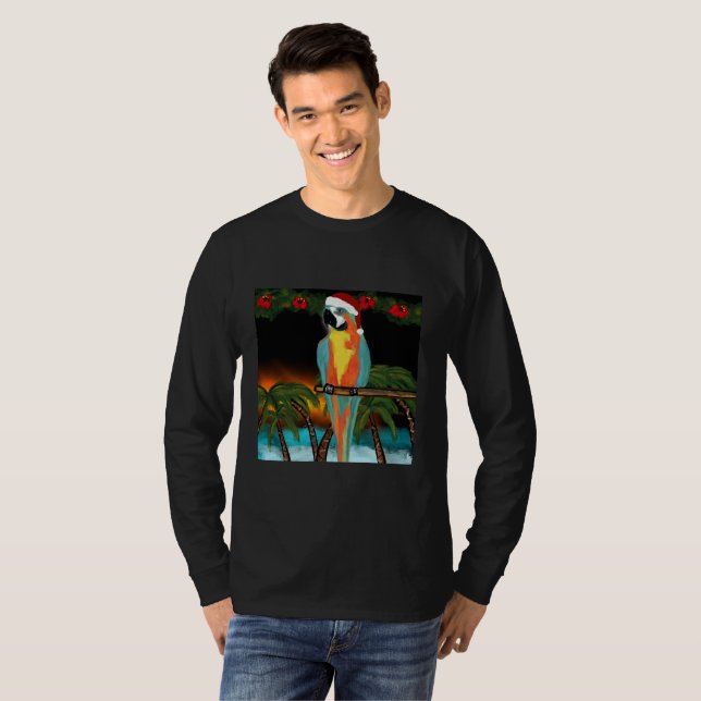CAMISETA LOROS DE FIESTA     (Anverso completo)
