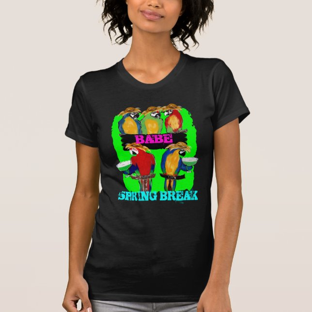 CAMISETA LOROS DE FIESTA (Anverso)