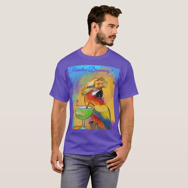 Camiseta Loros de Fiesta (Anverso completo)