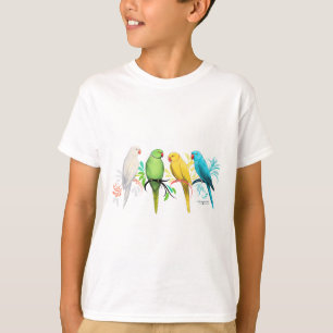 Camiseta Loros de Ringneck del indio