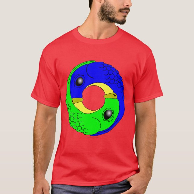 Camiseta Loros de Yin Yang (Anverso)