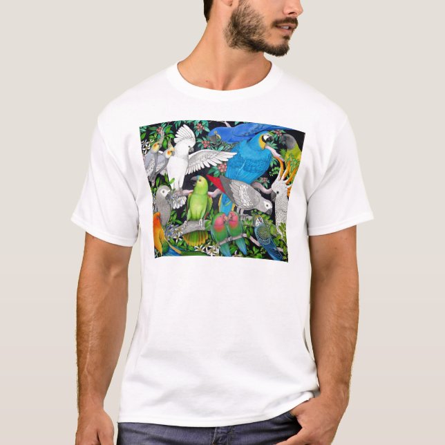 Camiseta Loros del mundo (Anverso)