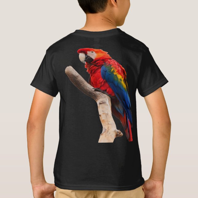 Camiseta loros en el árbol (Reverso)