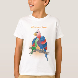 Camiseta Loros Feliz Día de las Madres