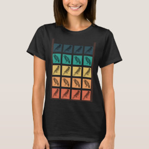 Camiseta Loros Lindos Loro Retro Vintage Loro Pájaro 1