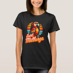 Camiseta Loros pájaros salvajes de Santa Milburga Shropshir