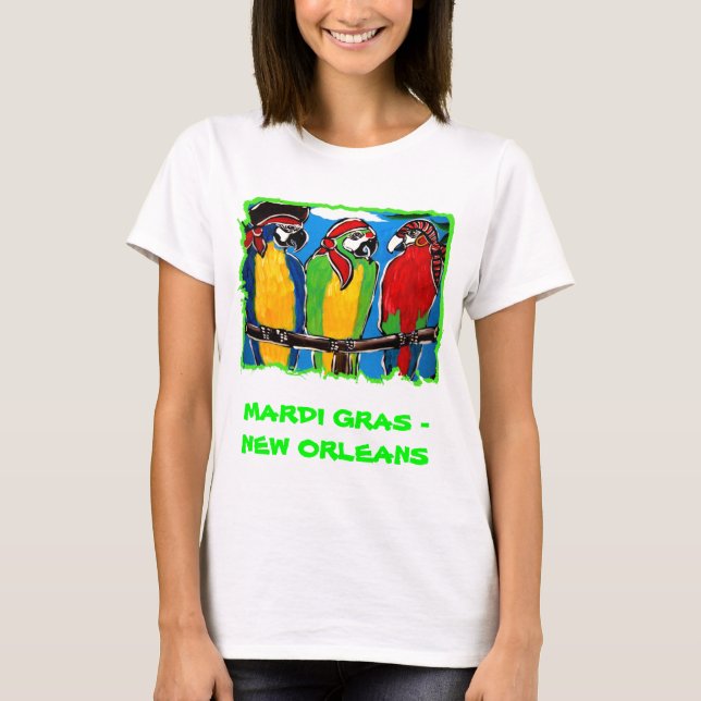 CAMISETA LOROS PIRATAS (Anverso)