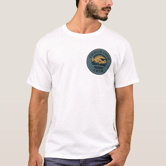 Camiseta Los 10 principales propietarios de peces Cichlid d (Anverso)