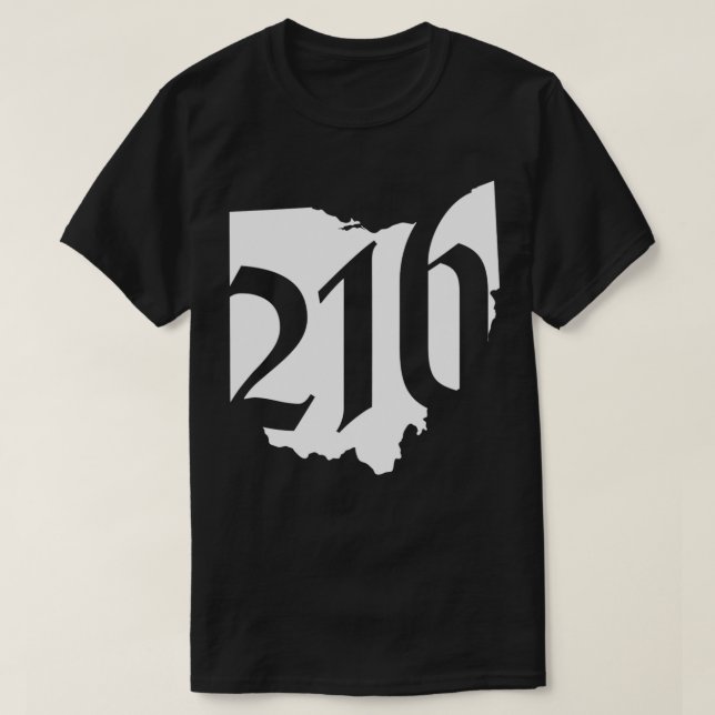 Camiseta Los 216 representan a Cleveland Ohio  (Diseño del anverso)