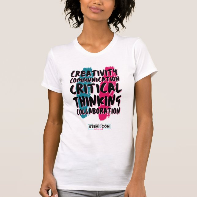 Camiseta Los 4 C de STEM (Anverso)