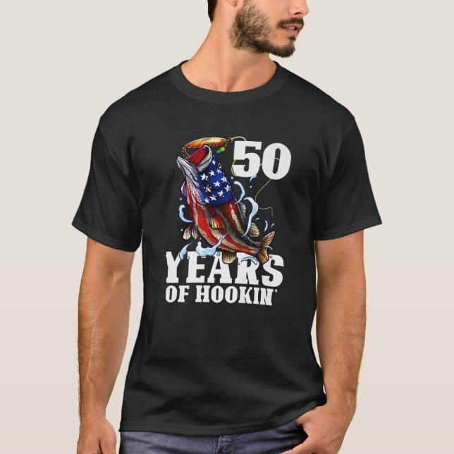 Camiseta Los 50 Años De La Graciosa Pesca En Estados Unidos (Anverso)