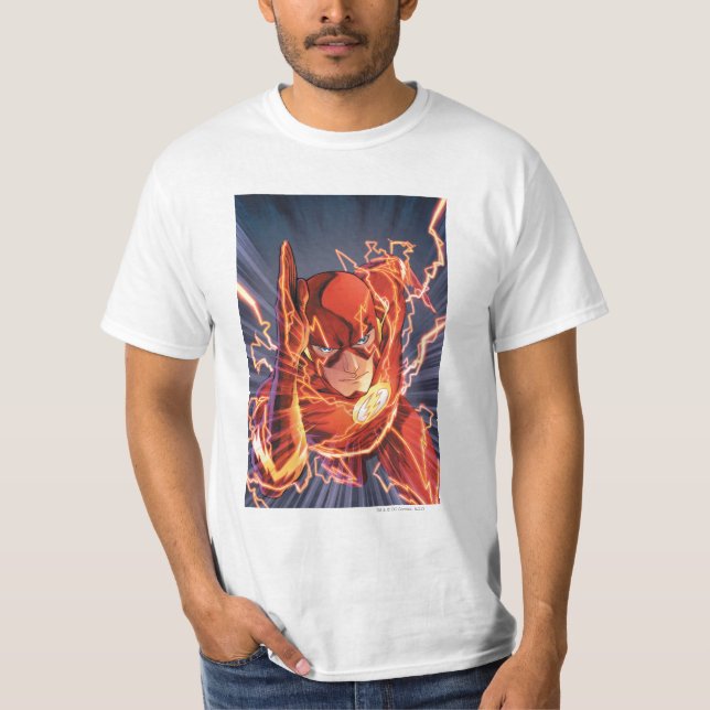 Camiseta Los 52 nuevos - El Flash #1 (Anverso)