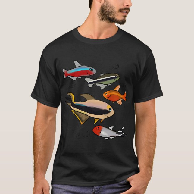 Camiseta Los 5 Tetras (Anverso)