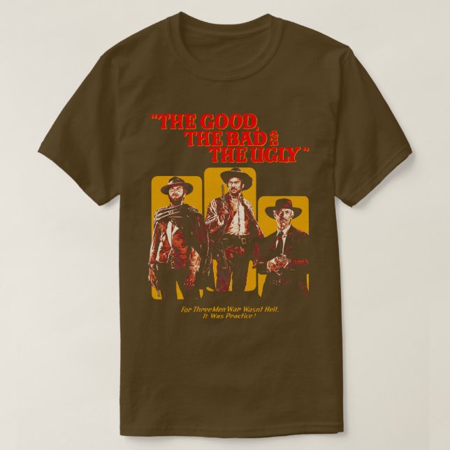 Camiseta Los 60 Lo bueno lo malo lo feo (Diseño del anverso)