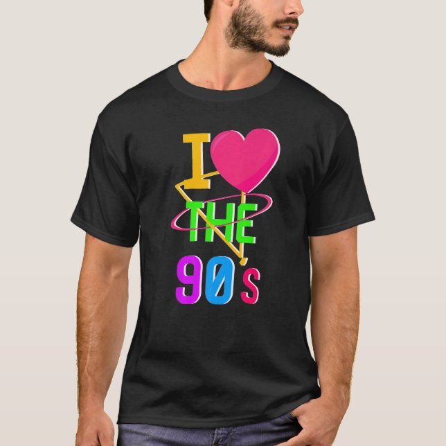 Camiseta Los 90's de 1990 me encantan los 90's Old Sc (Anverso)