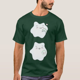 Camiseta Los abrazos de Amoeba a menudo son fatales Biologí