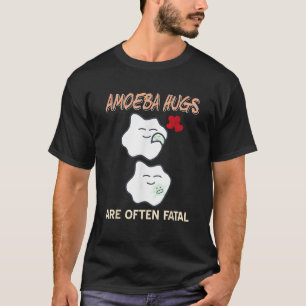 Camiseta Los Abrazos De Amoeba Son A Menudo Un Sistema Inmu
