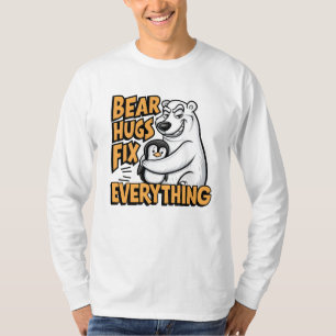 Camiseta Los abrazos de oso polar lo arreglan todo