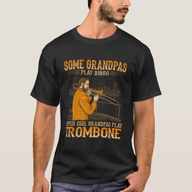 Camiseta Los abuelitos de Guay juegan a trombona - el viejo (Anverso)