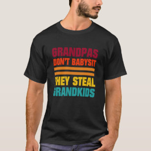 Camiseta los abuelitos no cuidan, roban nietos 1