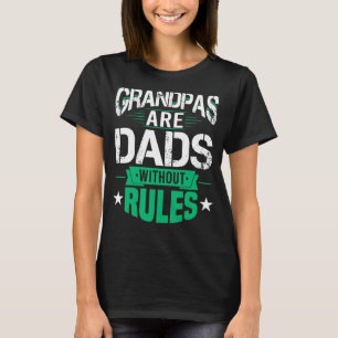 Camiseta Los abuelitos no son reglas del día del padre