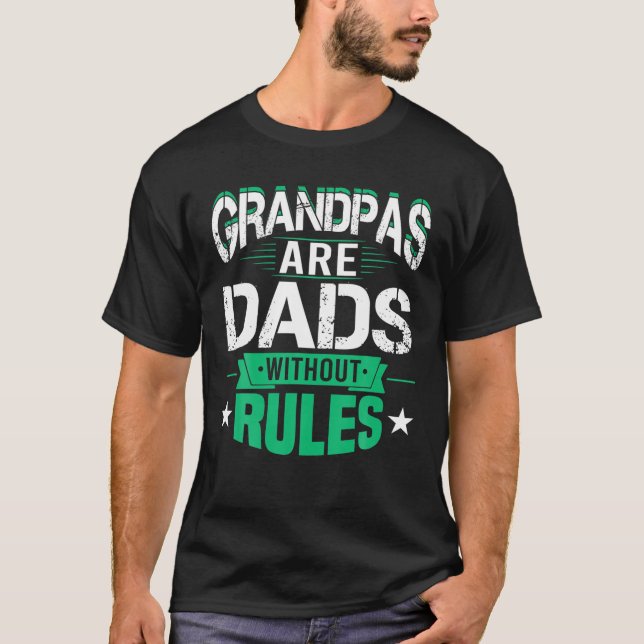 Camiseta Los abuelitos son regalos del Día del Padre sin re (Anverso)
