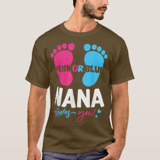 Camiseta Los abuelos de la Invitación del bebé revelan rosa